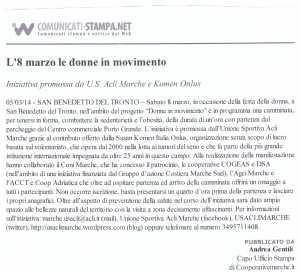 COMUNICATI STAMPA 5 3 2014