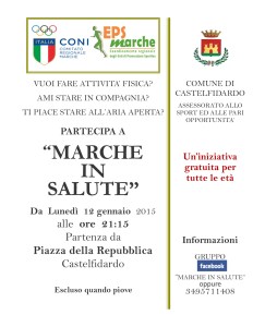 Camminata Castelfidardo da lunedì 12 gennaio 2015