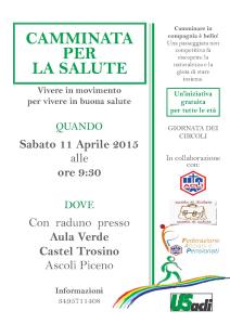 Camminata per la salute11Aprile2015