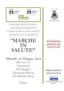Marche in Salute Osimo16062015
