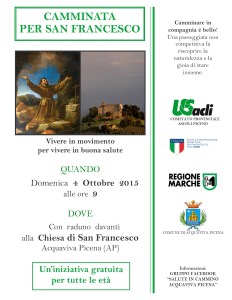CAMMINATASANFRANCESCO