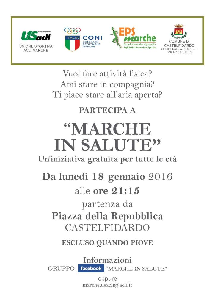 Camminata Castelfidardo da lunedì 18 gennaio 2016