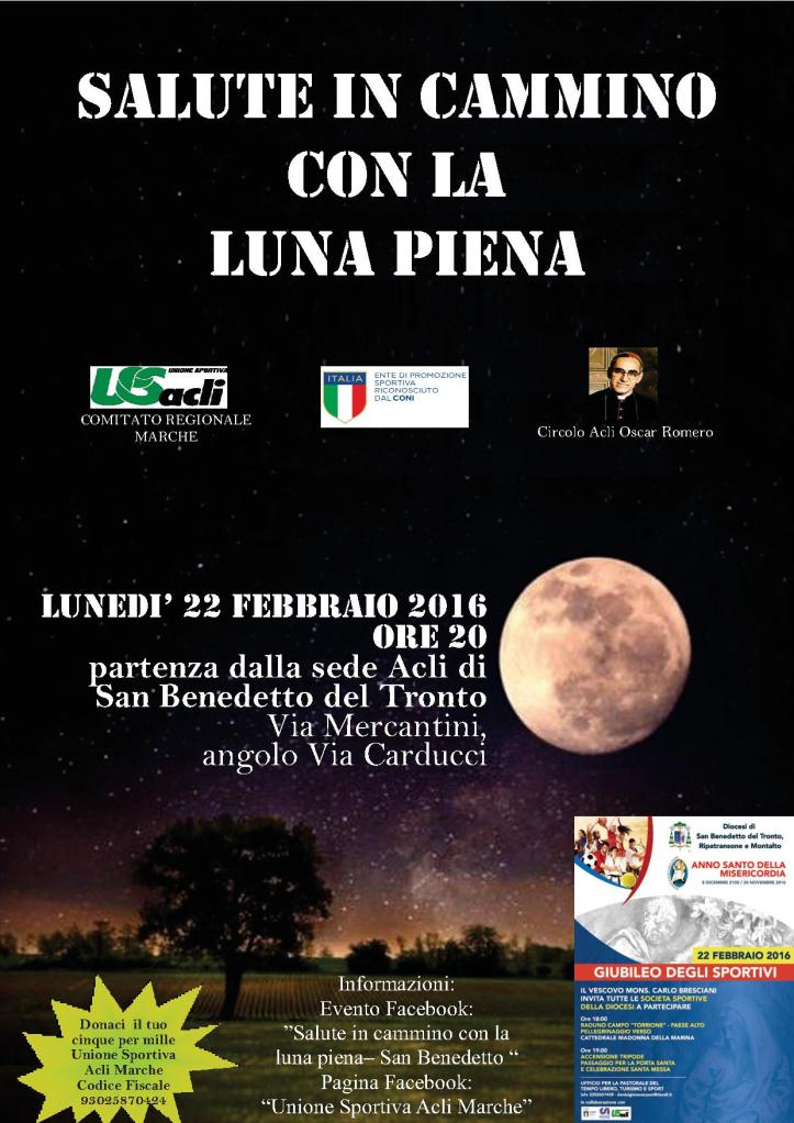 Salute in Cammino con la Luna piena S.B.T