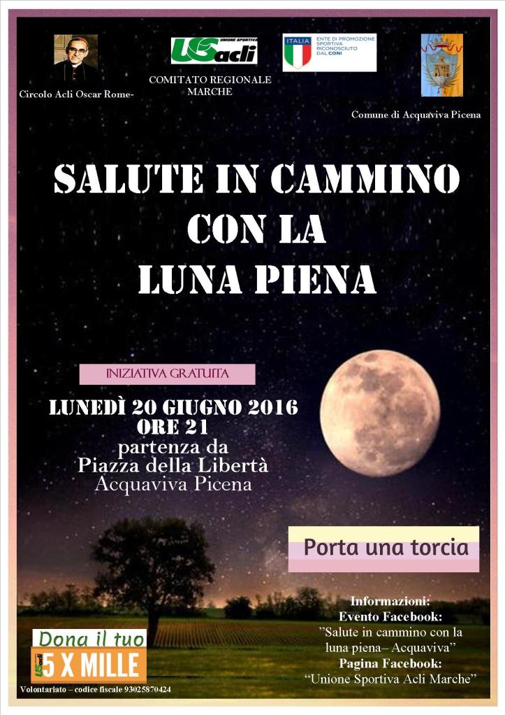 Salute in Cammino con la Luna piena 20062016