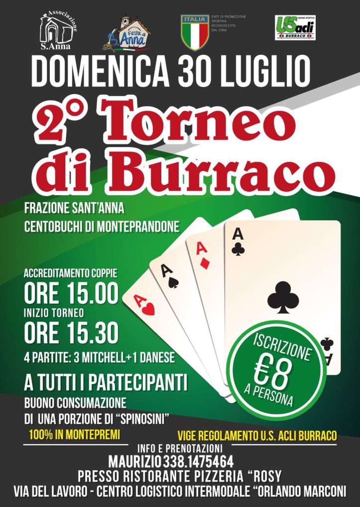 VOLANTINO LORO SANT ANNA BURRACO