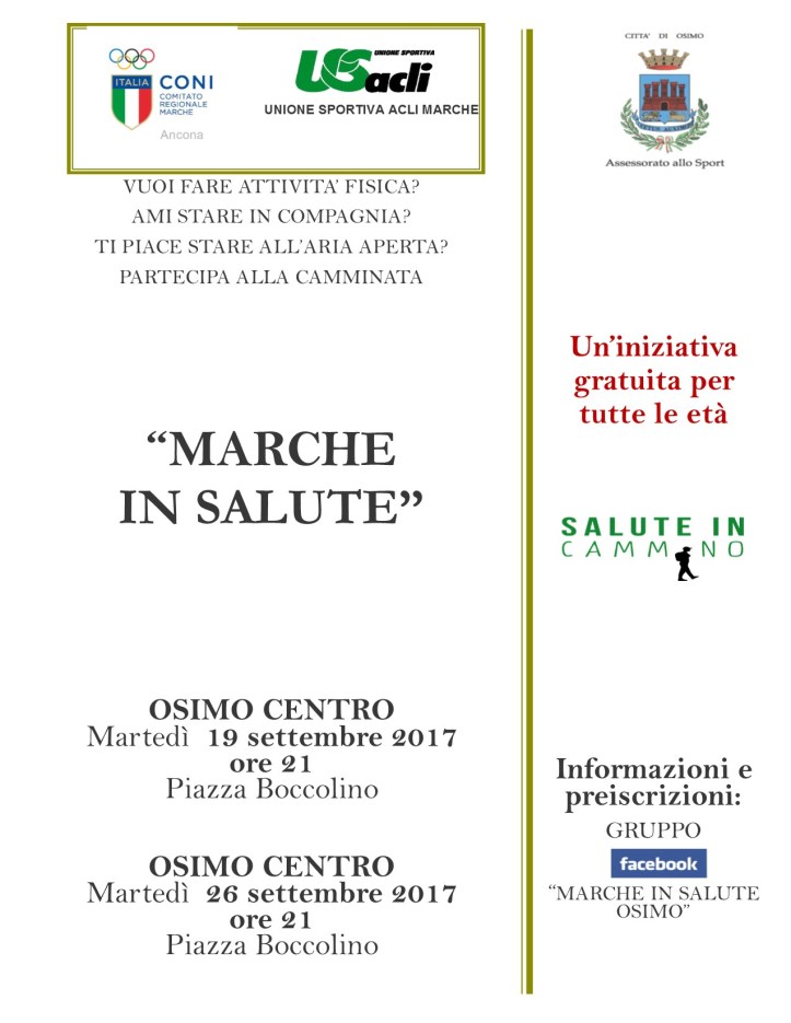 settembre Marche in Salute Osimo