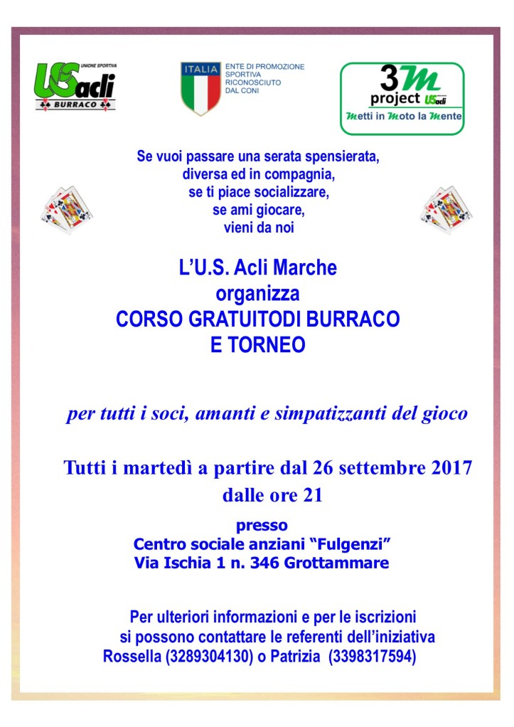 CORSO burraco GROTTAMMARE