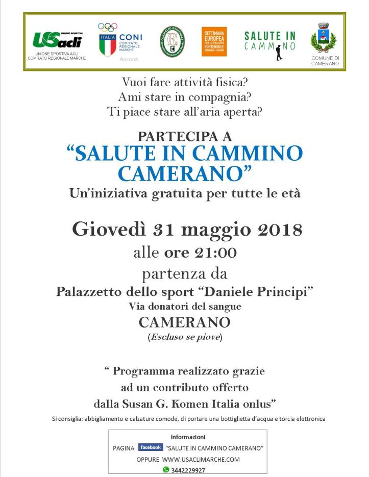 volantino camminate camerano 31052018