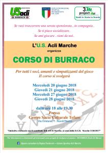 CORSO burraco TOFARE 2018