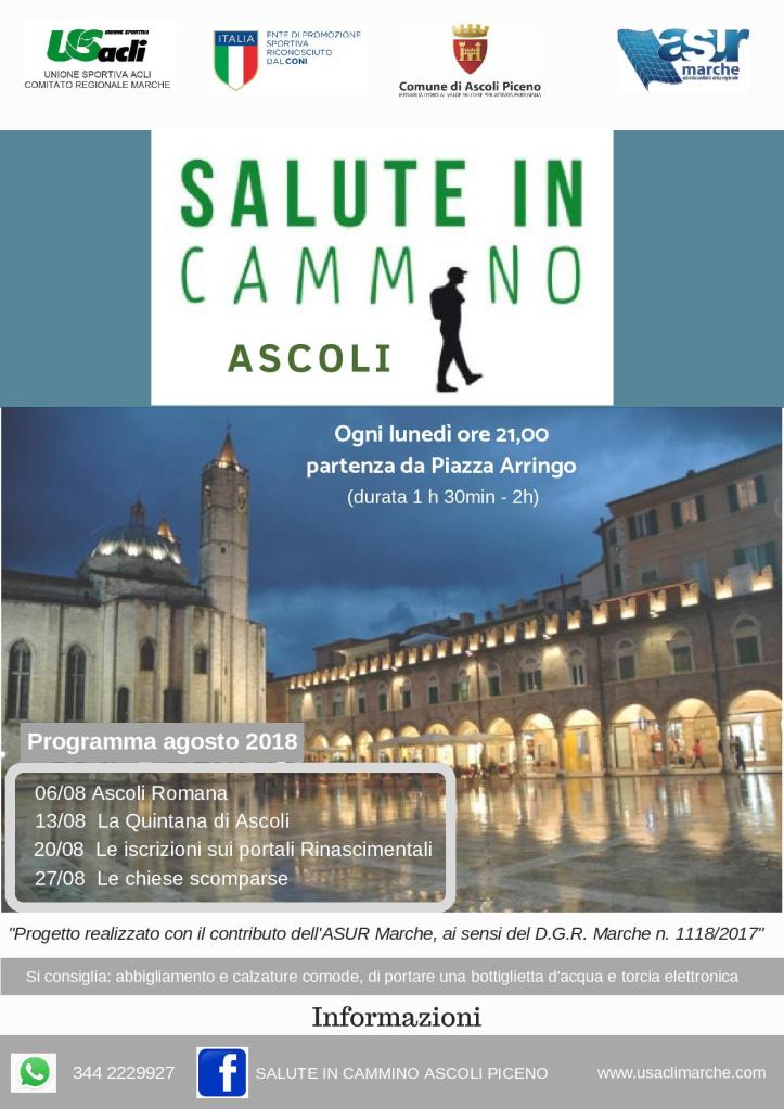 salute in cammino-AGOSTO