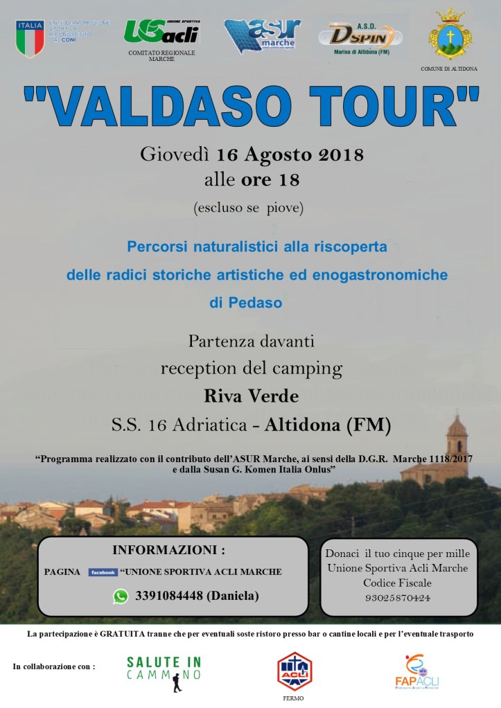 Volantino VALDASO Tour 16082018