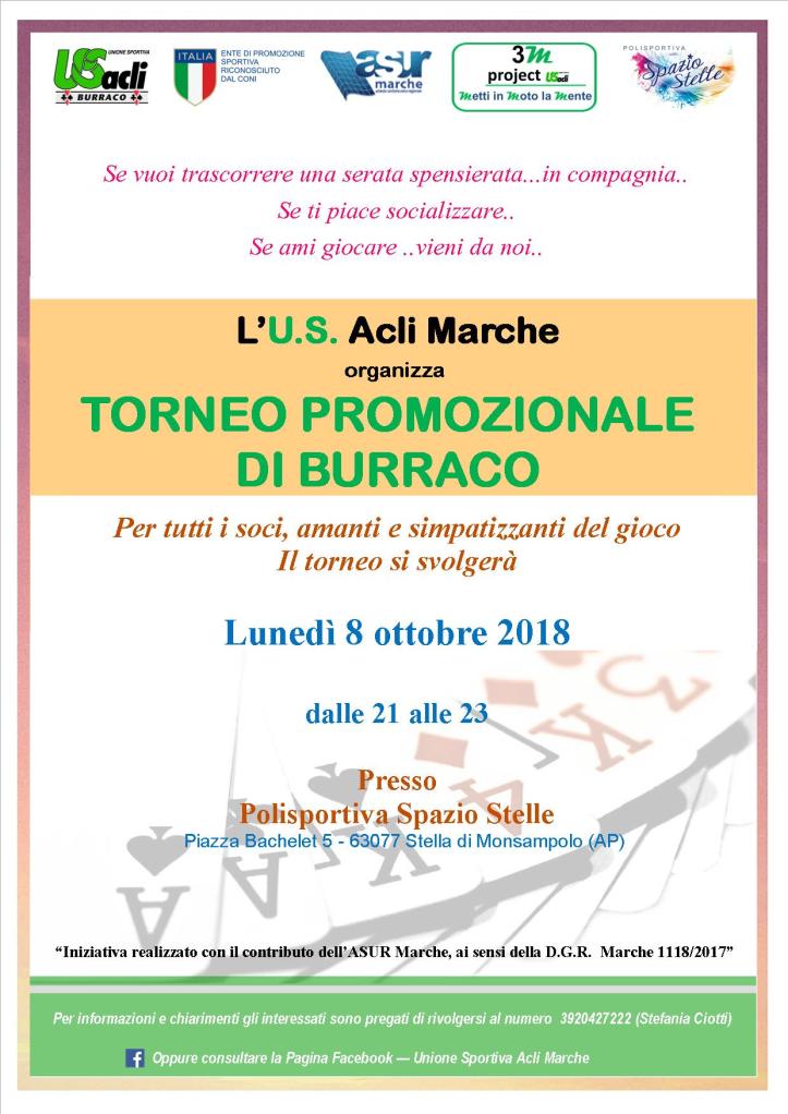 TORNEO burraco Stella 8 ottobre 2018
