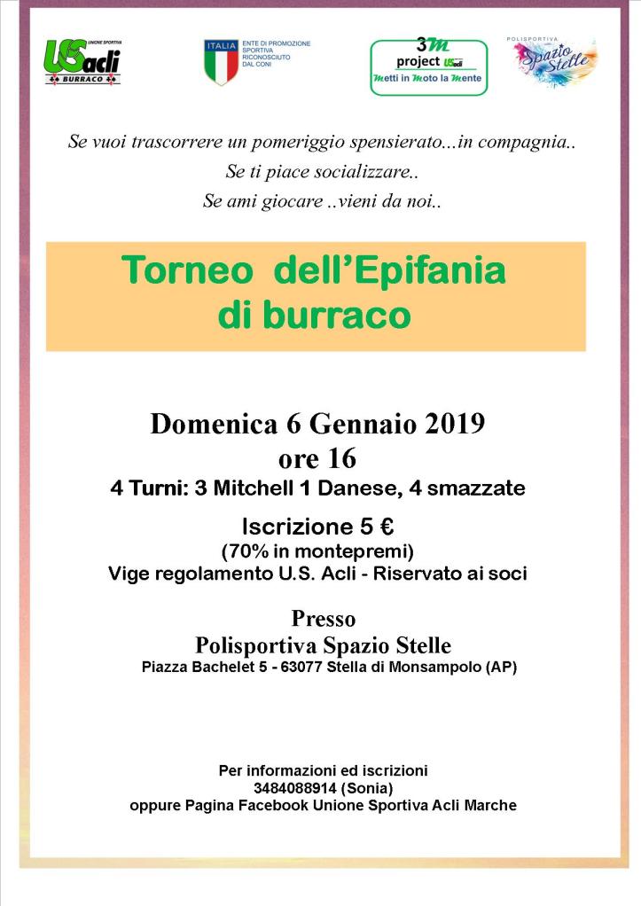 TORNEO burraco Stella 06012019