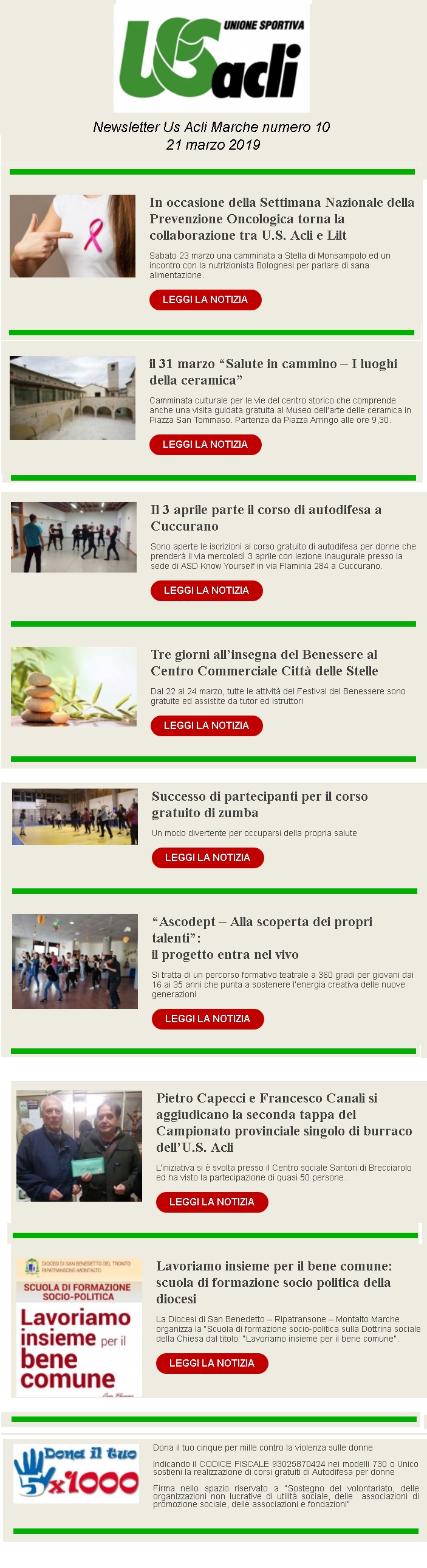 newsletter 10 del 21.03.2019